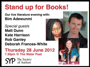 Stand up for books graphic