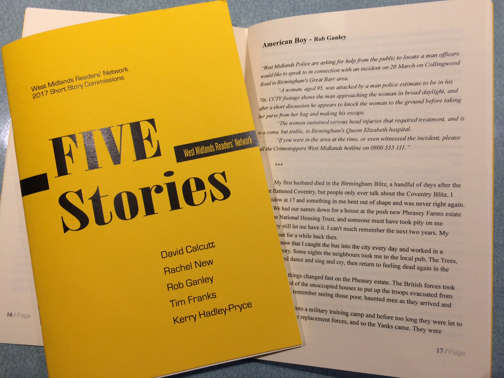 Five stories cover &amp; inside